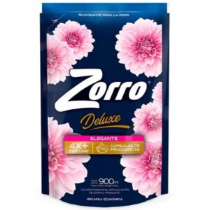Suavizante Zorro elegante pouch x 900 ml.