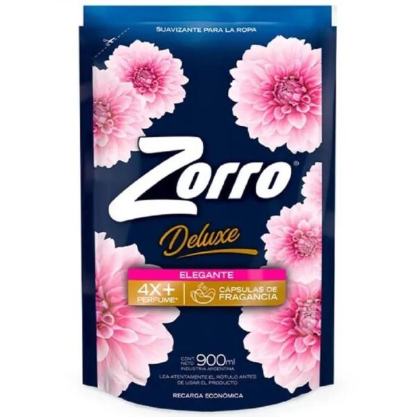 Suavizante Zorro elegante pouch x 900 ml.