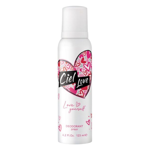 CIEL LOVE - DESODORANTE AEROSOL 123 ML.