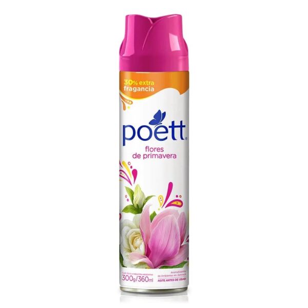 Desod. Poett aerosol Primavera x 360 ml.