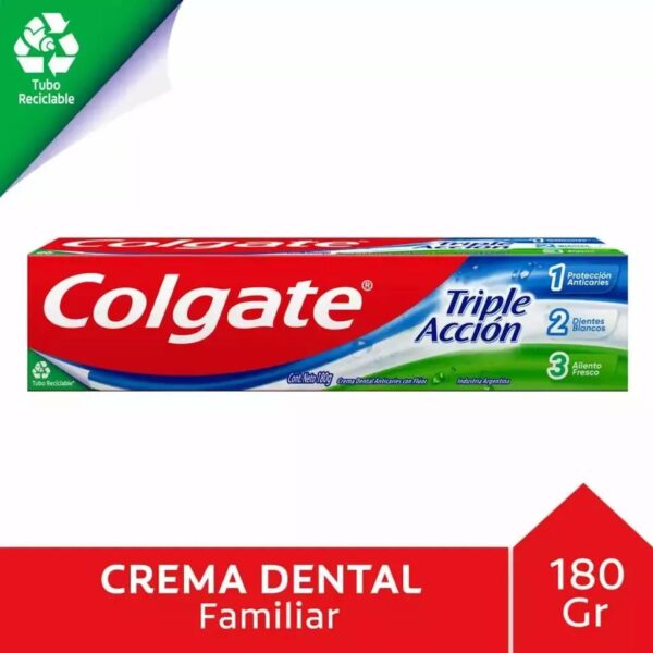 Crema dental COLGATE triple accion 180g