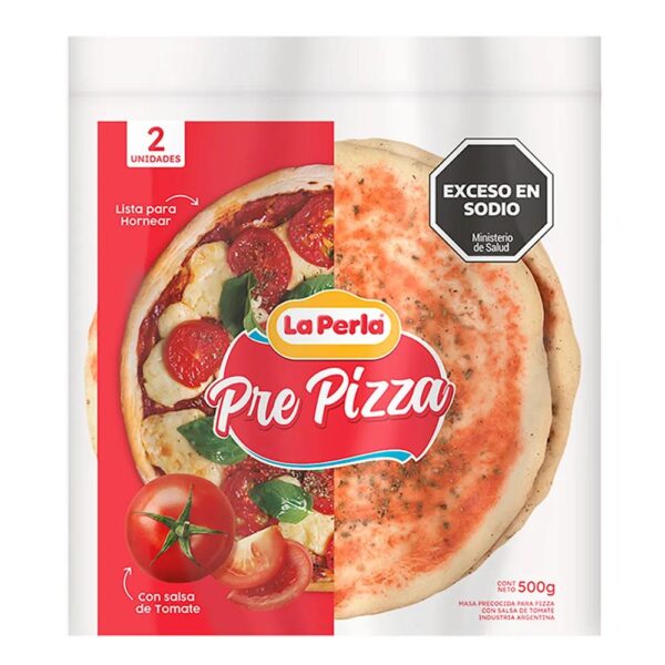 La Perla Prepizzas x 2 un