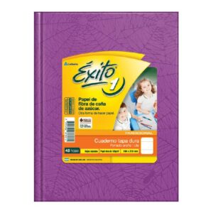 Cuad. Exito Rayado Araña t/d Lila x48hjs