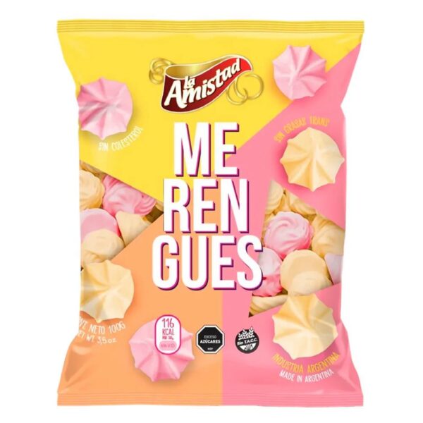 Merengues Amistad Color x 100 gr.