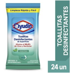 AYUDIN TOALLITAS desinfectantes de sup. FRESCO 24u.