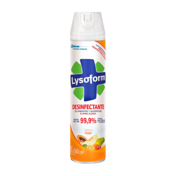 Desinfectante Frutal Aerosol Lysoform 360 Ml