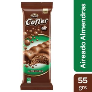 Chocolate Con Leche Y Almendras Cofler Air 55 Gr
