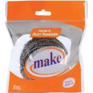 MAKE Esponja Acero Inoxidable x 15 gr