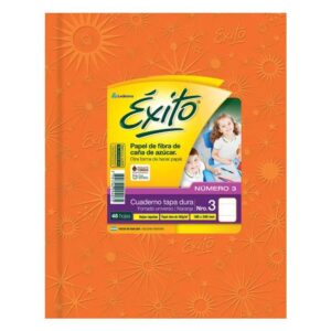 Cuad. Exito Rayado Araña t/d naranja x48hjs