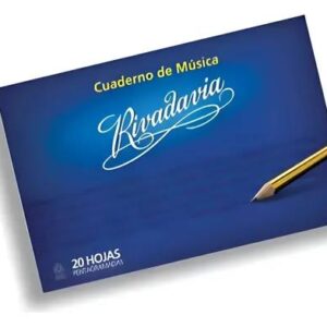 Cuad. de musica rivadavia x 20 hj.
