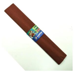 Papel crepe Luma Marron c/u.