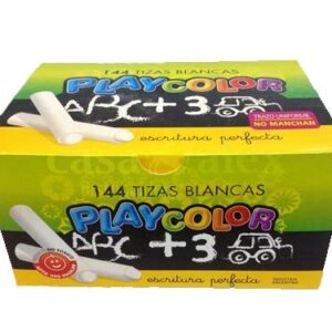 Tizas blancas PlayColor c x 144 un.